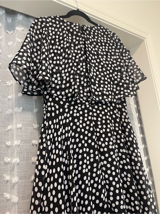 Calvin Klein Dresses & Skirts - Calvin Klein Black and White Polka Dot Maxi Dress